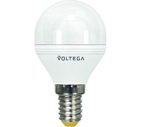 Светодиодная лампа VOLTEGA Шар диммируемый Е14 2800К 6W 5493