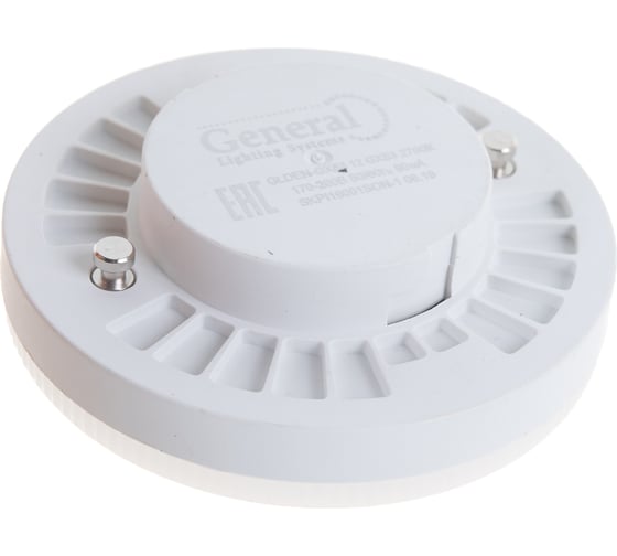 Светодиодная лампа General Lighting Systems GX53-12W-GX53-2700K рассеиватель призма 660335