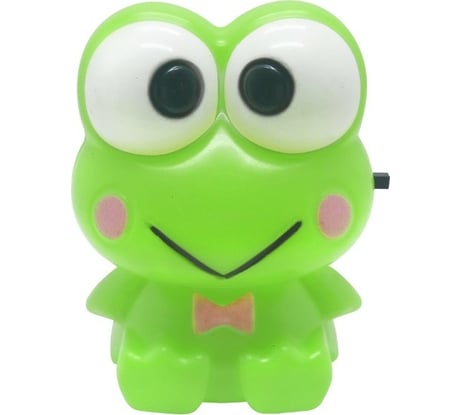 Светодиодный ночник IN HOME NLA 02-FG ЛЯГУШОНОК зелёный с выключателем 230В 4690612028958