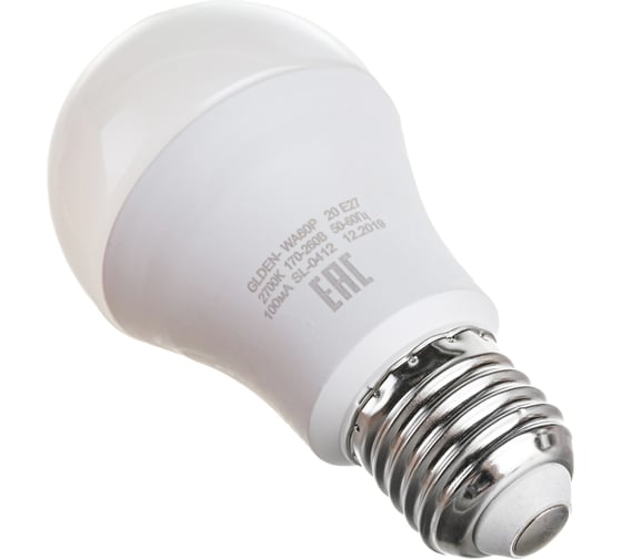 Светодиодная лампа General Lighting Systems ECO WA60P-20W-E27-2700K 660346