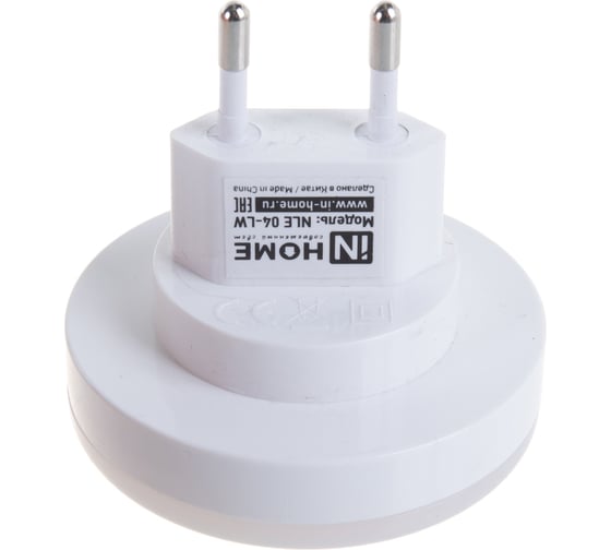 Светодиодный ночник IN HOME NLE 04-LW белый 230В 4690612028811