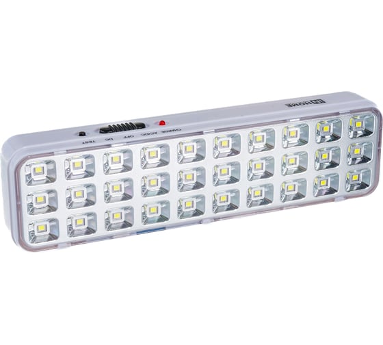 Светодиодный аварийный светильник IN HOME СБА 1098-30AC/DC, 30 LED, 1.2Ah, lithium battery, AC/DC 4690612029498 1