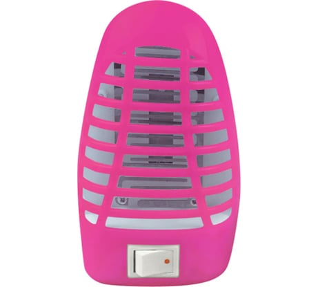 Москитный светодиодный ночник с выключателем IN HOME NLM 01-MP розовый, 230В 4690612029160