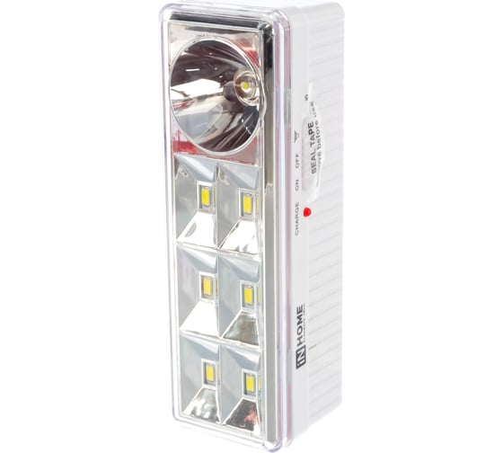 Аварийный светодиодный светильник IN HOME СБА 2207DC 6+1LED 1.0Ah lithium battery DC 4690612029559