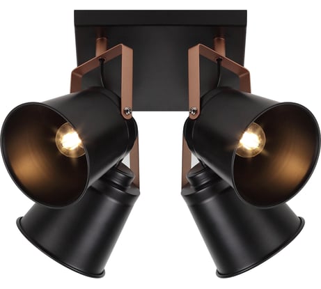 Спот Rivoli Acuto W4 черный Е27 4 40W Б0044770