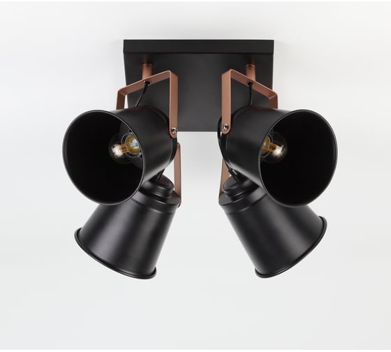 Спот Rivoli Acuto W4 черный Е27 4 40W Б0044770