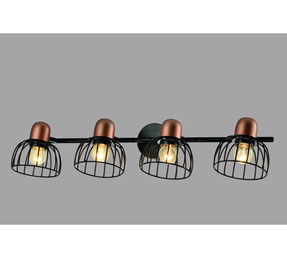 Спот Rivoli Adro W4 черный Е27 4 40W Б0044778