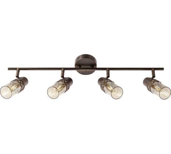 Спот Rivoli Lodi W4 черныйс золотом Е14 4 40W Б0044757