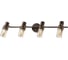 Спот Rivoli Lodi W4 черныйс золотом Е14 4 40W Б0044757 2