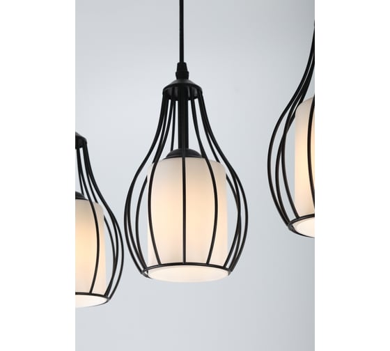 Подвес Rivoli Viola P3 черный 3 E27 60W Б0044359