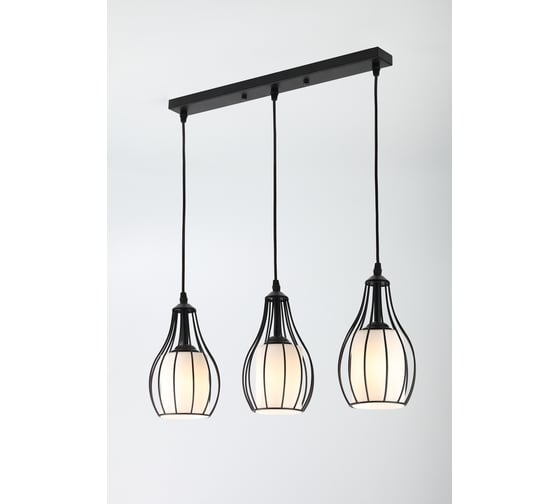 Подвес Rivoli Viola P3 черный 3 E27 60W Б0044359