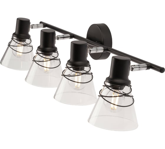 Спот Rivoli Adria W4 черный Е14 4 40W Б0044774