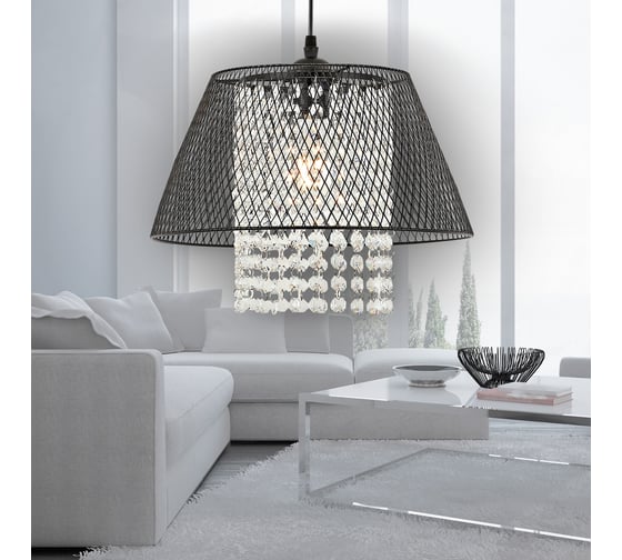 Подвес Rivoli Marro P1 черный 1 E27 60W Б0044357