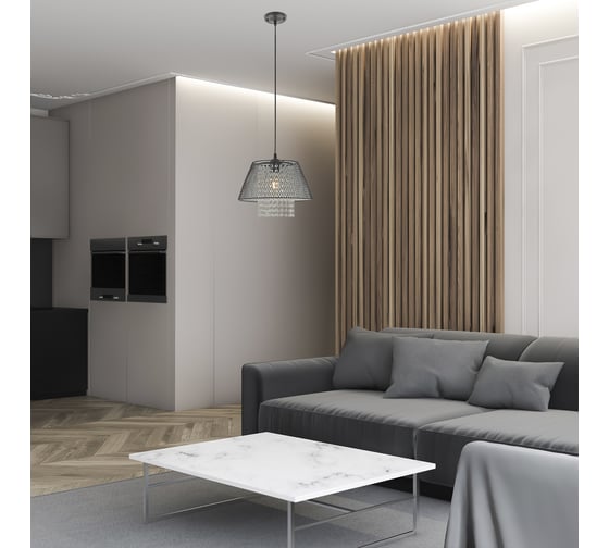Подвес Rivoli Marro P1 черный 1 E27 60W Б0044357