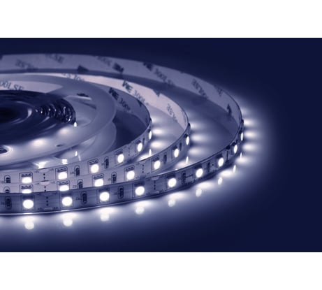 Светодиодная лента в блистере APEYRON, 12В, 14.4Вт/м, smd 5050, холодный белый 15BL