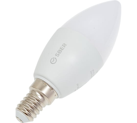 Умный дом СБЕР/SBER: Светодиодная лампа CЗ7 (цоколь E14, 230В/5.5Вт): LED/RGB/CCT/DIM/WiFi/Bluetooth