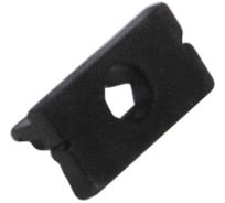 Заглушка к алюминиевому профилю AKS SIRIUS-1407S, черный 77265