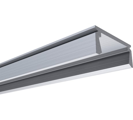 Алюминиевый прямой накладной профиль для светодиодной ленты APEYRON 08-01-01