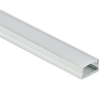 Профиль алюминиевый AKS SIRIUS-1407S накладной с экраном, цвет алюминий 77255