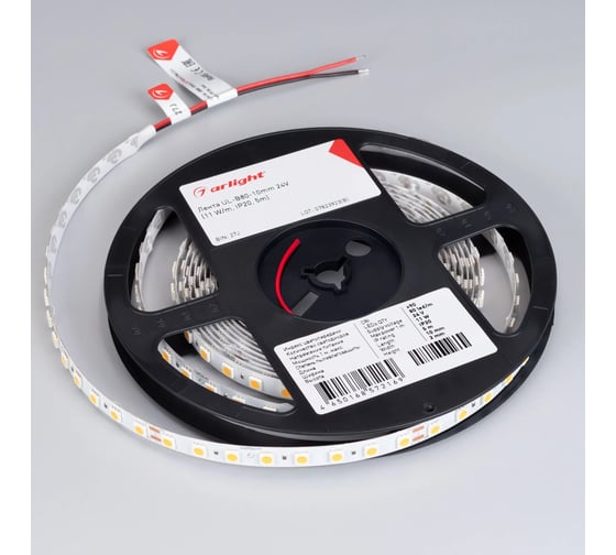 Светодиодная лента Arlight UL-B80-10mm 24V Day4000 5м 041374
