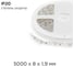 Светодиодная лента APEYRON 12В, 9.6Вт/м, smd3528, 120д/м, IP20, синий 18 6