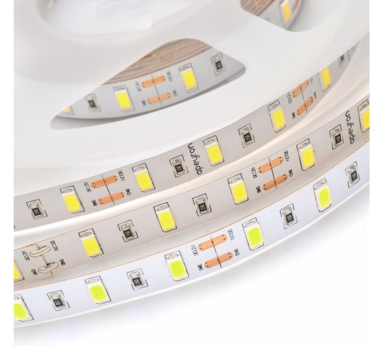 Светодиодная лента APEYRON 12В, 9.6Вт/м, smd5630, 60д/м, IP20, 1400Лм/м, холодный белый 123