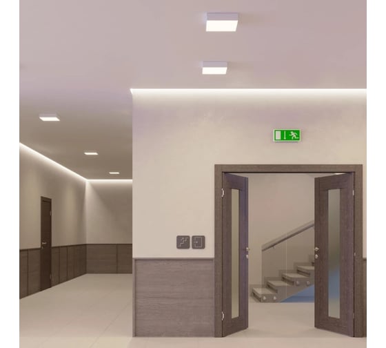 Светильник Arlight IM-QUADRO-EMERGENCY-3H-S600x600-64W Day4000, IP40 Металл, 1шт 041047