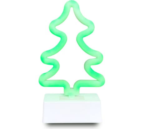 Светодиодный настольный светильник APEYRON "Елка", 3Вт, питание 2*АА, цвет свечения зеленый 12-65