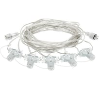 Удлинитель VEGAS 24V для гирлянд с 5 гнездами, 15 м 55042