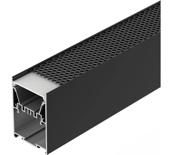 Профиль Arlight LINE-5075-HONEYCOMB-2000 BLACK 2м 044874