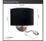 Настенный светильник Citilux Декарт круг, хром, матовый+черный CL704305 8