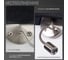 Настенный светильник Citilux Декарт круг, хром, матовый+черный CL704305 9