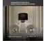 Настенный светильник Citilux Декарт круг, хром, матовый+черный CL704305 12