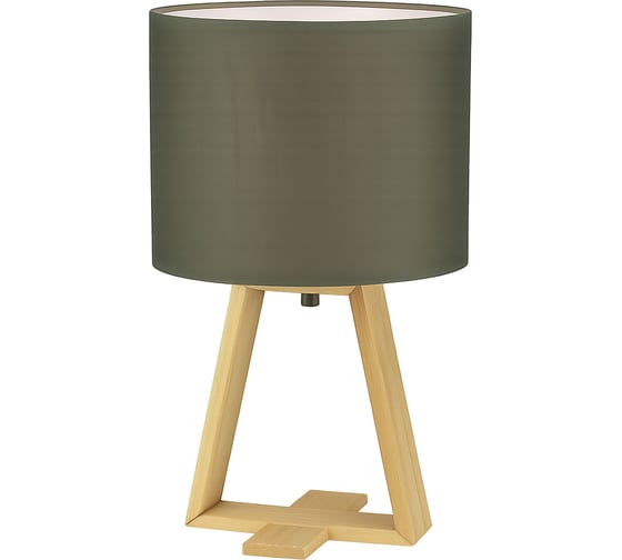 Светильник настольный декоративный Фарлайт "wood" коричневый е14 FAR002341