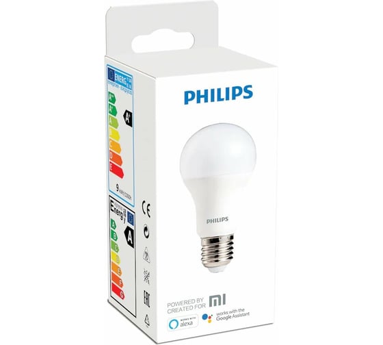 Умная лампочка YEELIGHT Philips ZeeRay Wi-Fi bulb E27 White MUE4088RT