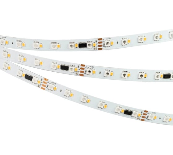 Светодиодная лента Arlight SPI-BA120-12mm 24V RGBW-Warm-PX6-BPT , бегу 5м 040620 1