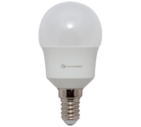 Светодиодная лампа Наносвет LE-P45-8/E14/927, 6.5Вт, шар P45, 580 лм, Е14, 2700К, Ra90, L204