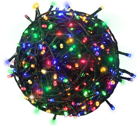 Уличная электрическая гирлянда APEYRON светодиодная, 10м, 8 режимов 15-30