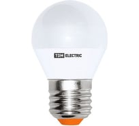 Светодиодная лампа TDM ELECTRIC FG45-5 Вт-220 В-3000 К–E27 SQ0340-0009
