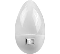 LED-ночник Camelion NL-262 "яйцо" с выключателем, 220V 15380