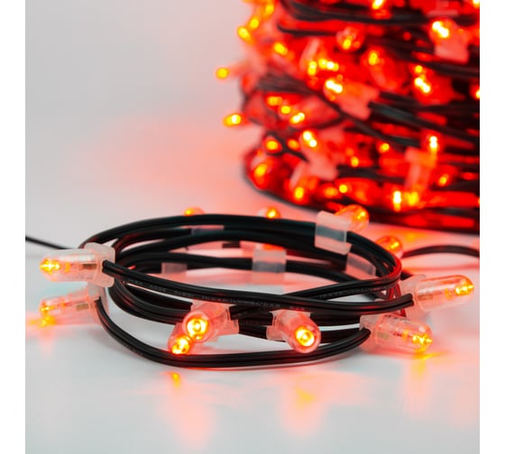 Светодиодная гирлянда NEON-NIGHT КлипЛайт, бухта, 100м, 330LED, с шагом 30см 325-132