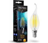 Светодиодная лампа VOLTEGA Свеча на ветру E14 2800K 9W Graphene 7132