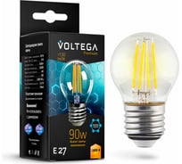Светодиодная лампа VOLTEGA Шар Е27 2800К 9W Graphene 7138