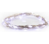 Влагозащищенная светодиодная гирлянда NEON-NIGHT "Роса", 2м, 20LED, гибкая 303-005-1