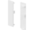 Заглушка Arlight PLINTUS-H55 WHITE 1 комплект 046163 1