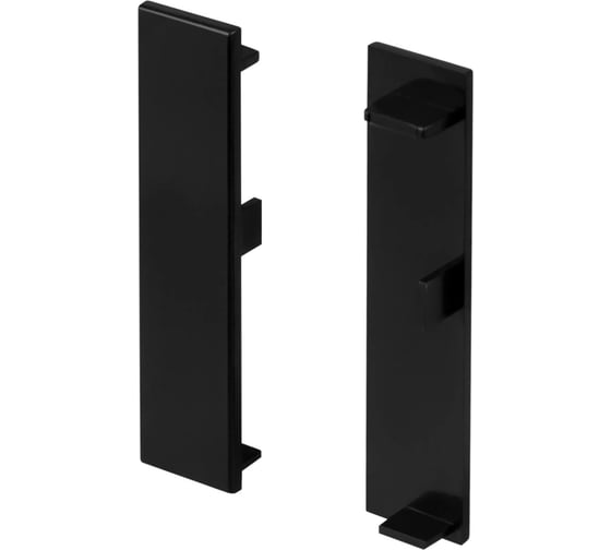 Заглушка Arlight PLINTUS-H55 BLACK 1 комплект 046162 1