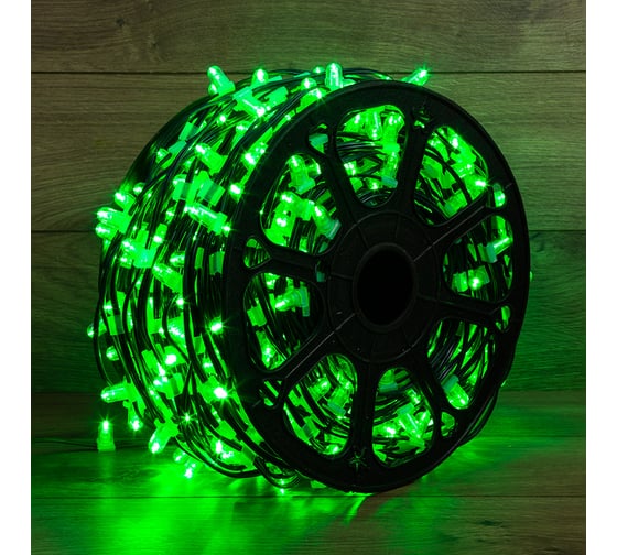 Светодиодная гирлянда NEON-NIGHT КлипЛайт, бухта 100м, 330LED, с шагом 30см 325-134