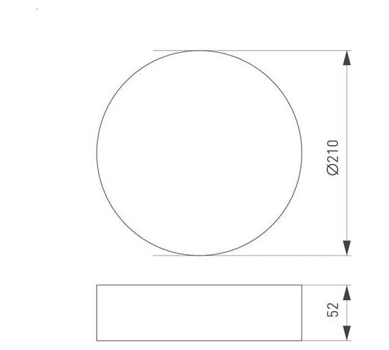 Arlight Светильник IM-RONDO-EMERGENCY-3H-R210-20W Warm3000 , IP40 Металл, 1шт 039651