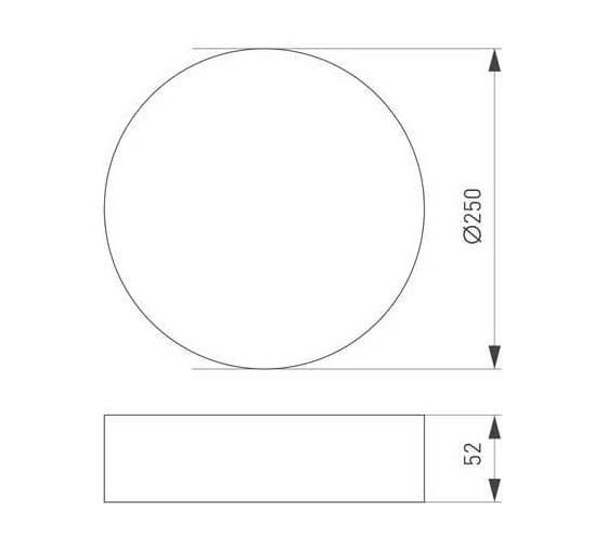 Arlight Светильник IM-RONDO-EMERGENCY-3H-R250-33W Warm3000 , IP40 Металл, 1шт 041064