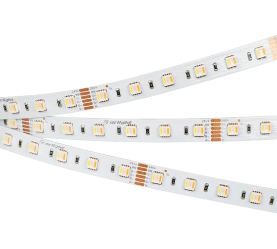 Светодиодная лента Arlight RT 2-5000 24V RGBW-MIX 12mm 5м 026363
